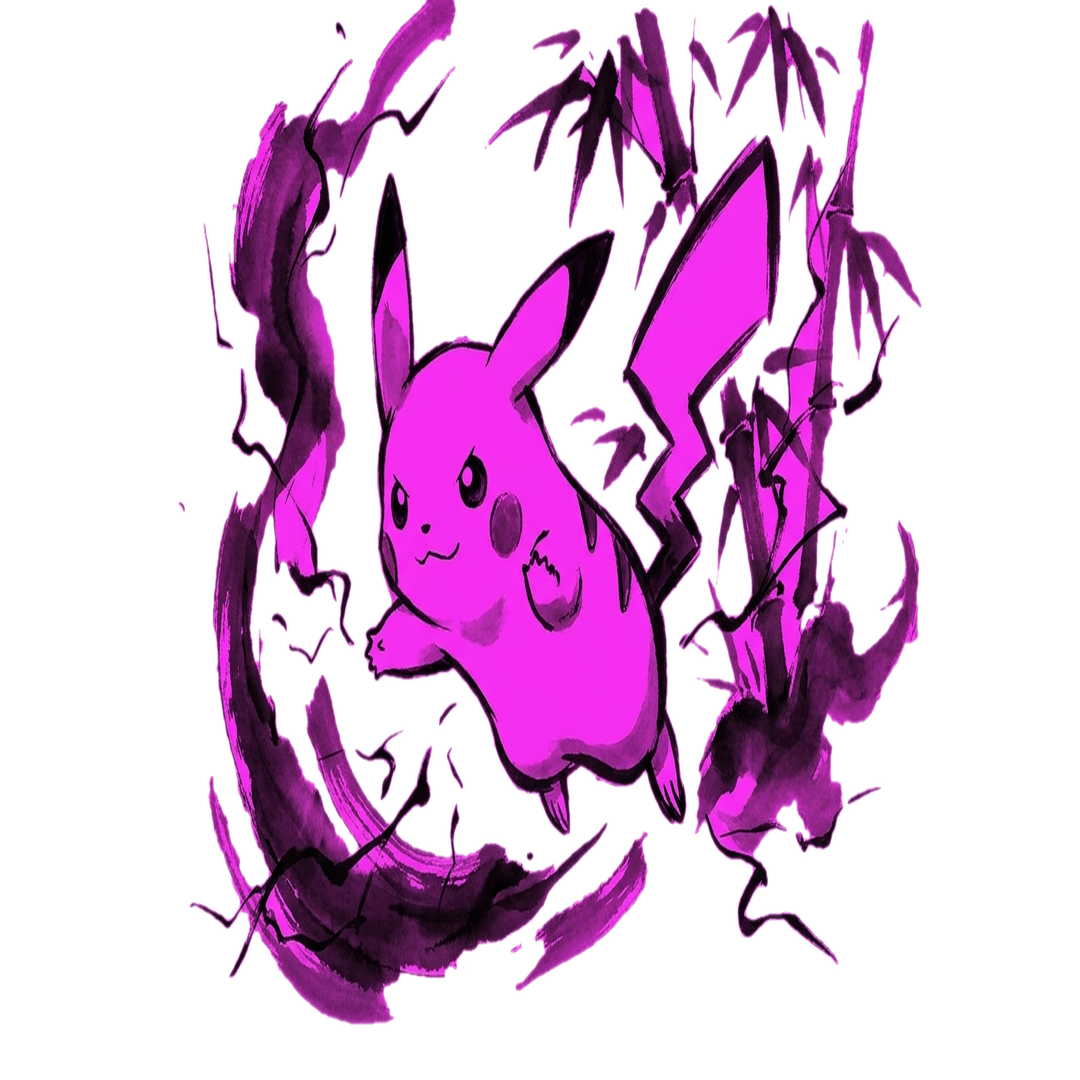 Sumi-e Electric Pikachu